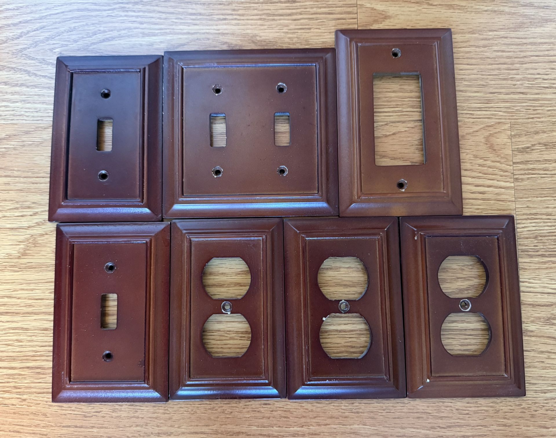 Cherry Wood Wall Plates