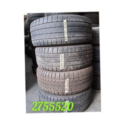 275/55/20 275-55-20 Used Tires Brand Goodyear Installed and  front 2x balanced $240‼️