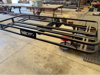 foldable hitch rack Garvin foldable hitch cargo rack