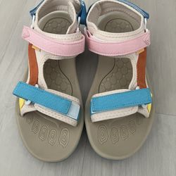 Women’s Burnt Orange Flat Sandals – Size 11 US