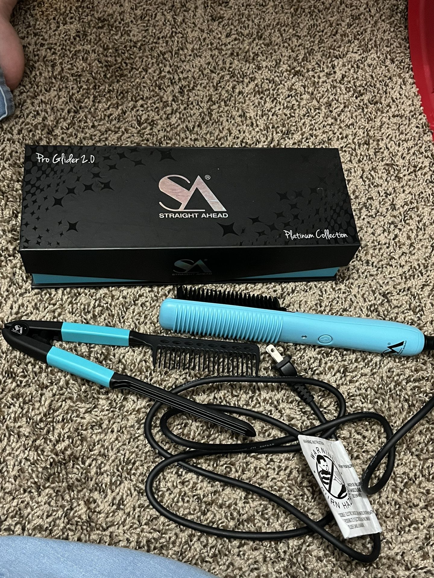 Straightener Hair - SA Straight Ahead Pro Glider 2.0 Platinum Collection
