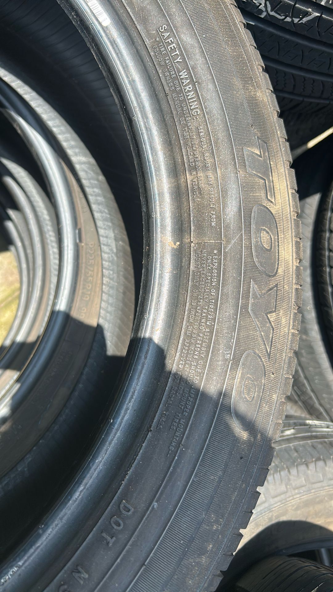 🔥 225/55R19 Toyo Tires – Full Set 🔥 $180 Installed | $160 Cash & Carry FREE Mount & Balance Included