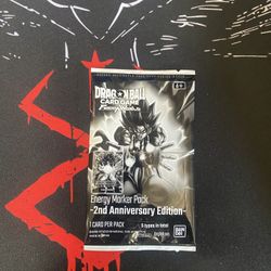 Dragon Ball Super Card Game Fusion World Energy Morker Pack 2 Anniversary Edition 