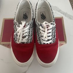 Size 12 - Fear Of God Vans X Era 95 DX Collection 2 Red