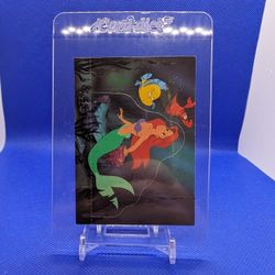Vintage little Mermaid Card - Cutout Figure 