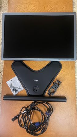HP EliteDisplay E241i 24” IPS Monitor – Works Great + Cables