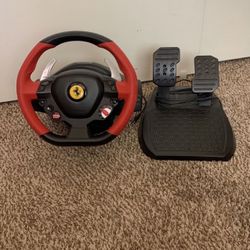 Xbox Ferrari Gaming Steering Wheel