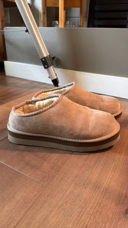 Fleece-lined Platform Slip on