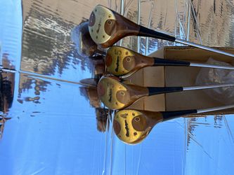 Vintage Golf Clubs  Wood Set Of 4 Right Hand 