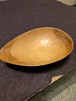 Hand Carved Wood Bowl