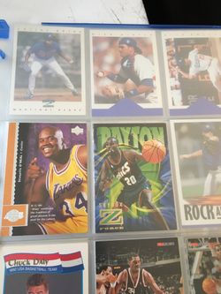 Lot of sports cards