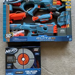 Nerf Ultimate Blaster Pack And Digital Target