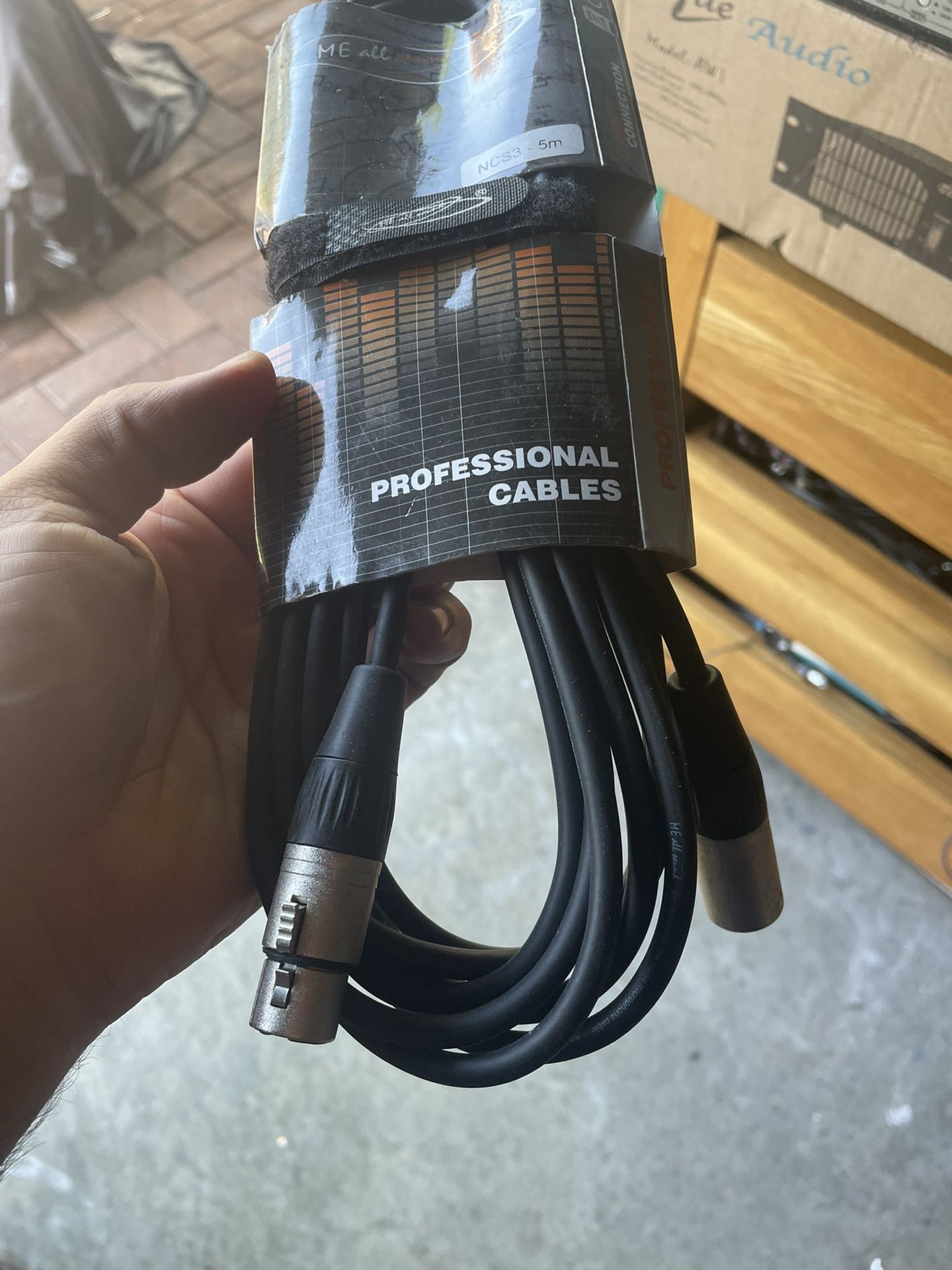 Professional microphone cable XLR 15 ft New