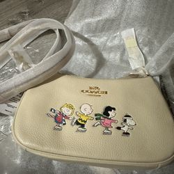 Coach X Peanuts Snoopy Purse New With Tags