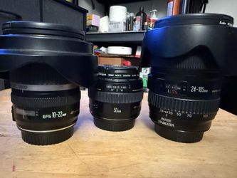 Canon EF Lenses Bundle for Sale