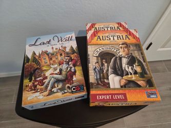 New - Austria & Last Wish Board Games