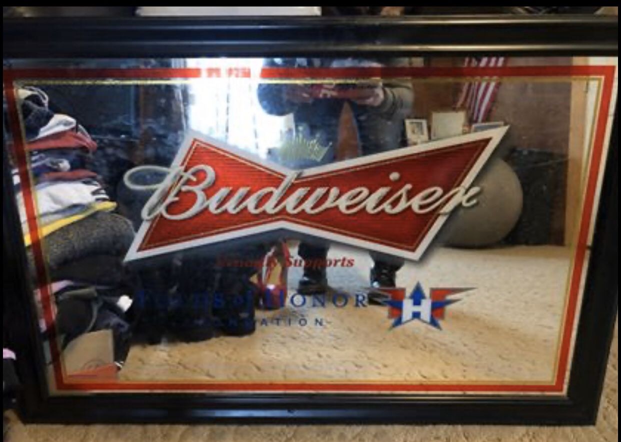 Budweiser mirror