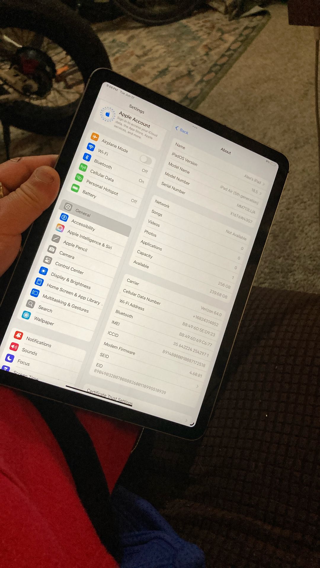 iPad Air Year 2022 M1Chip