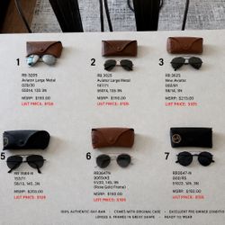RAY BANS FOR SALE 
