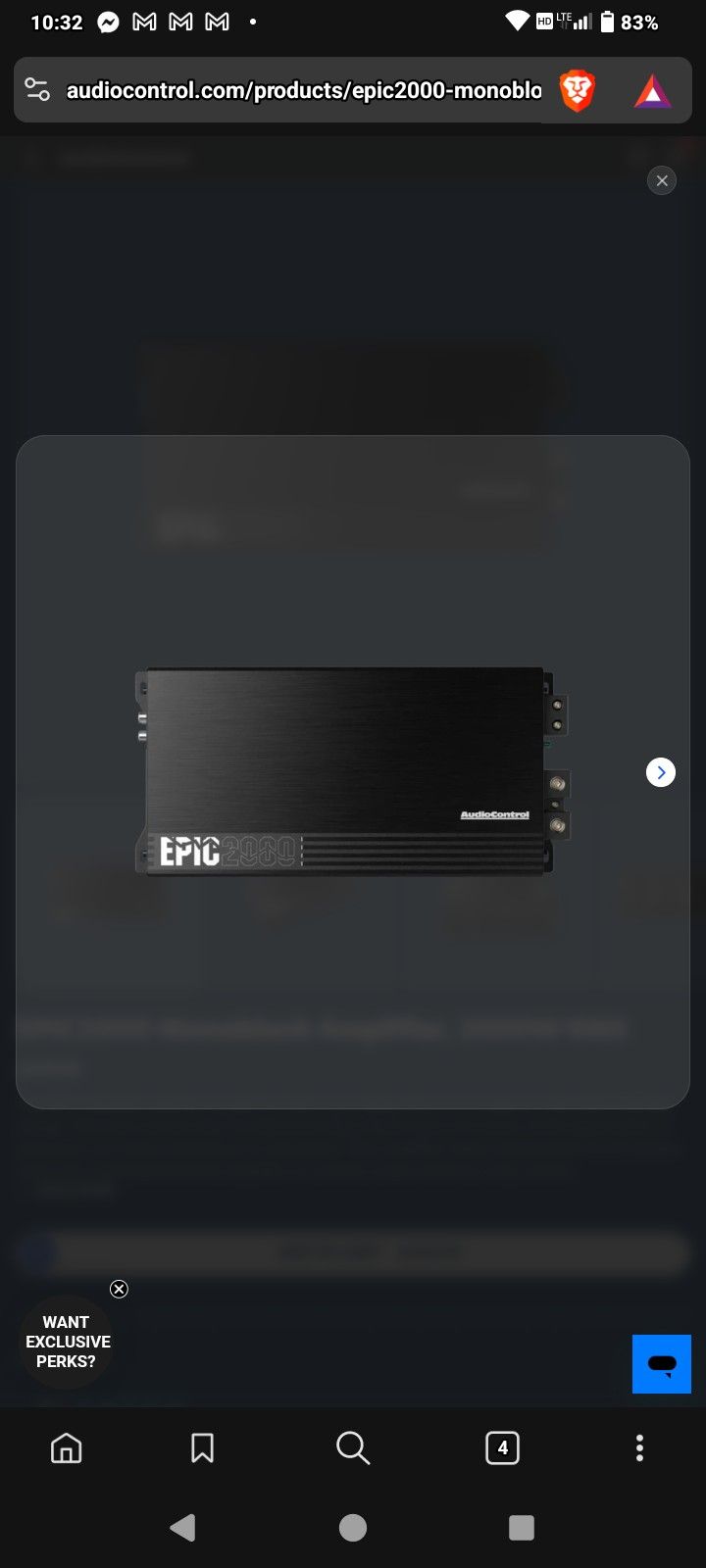 Skar SVR 12” Subwoofer & AudioControl EPIC2000 2000W Amp