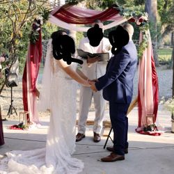 Wedding Arch With Ribbon/shaws