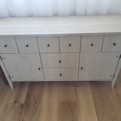 Wooden Sideboard Cabinet & Dresser (2 Pieces) 