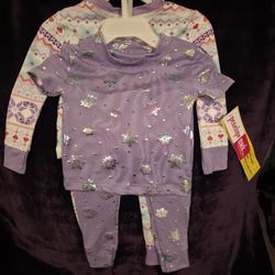 Penelope Mack Ltd Girls 4 Piece Pajama Set