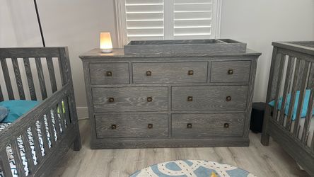 Pottery barn Charlie dresser gray