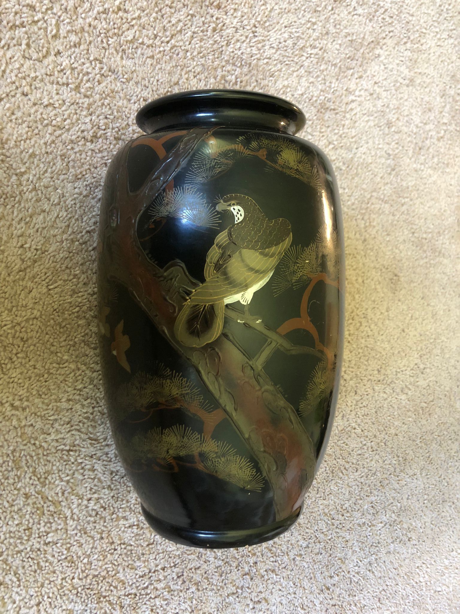 Japanese vase Vintage Bird Collection
