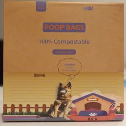 Home Compostable Dog Poop Bags Lavander Scented