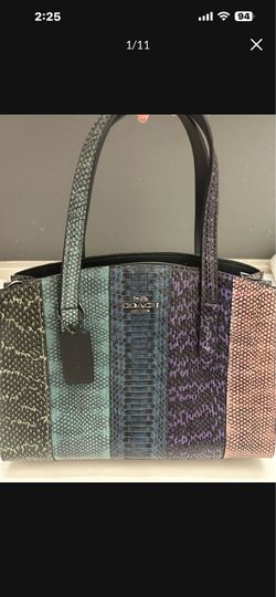 Coach Ombré Snakeskin Charlie 28 Carryall