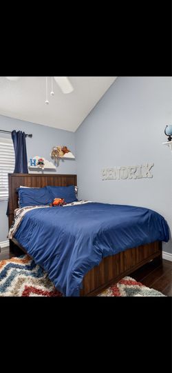 Free Bed Frame and Boxspring- Queen