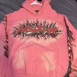 Large Hellstar Pink Hoodie
