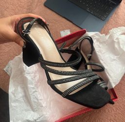 Back Glitter Heels