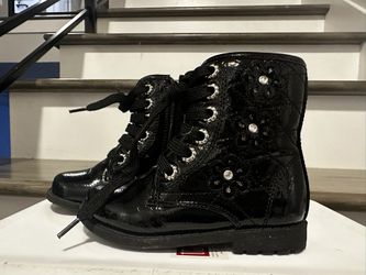 Toddler Black Boots 