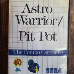 Astro Warrior/ Pit Pot Sega Cartridge  W/box