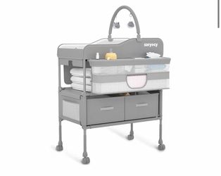 Saryocy Bedside Bassinet & Changing Station – Excellent Condition