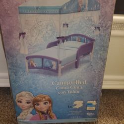 Frozen Bed With Canopy!!cama De frozen Con Toldo