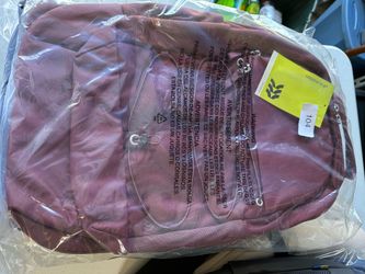 Burgandy backpack