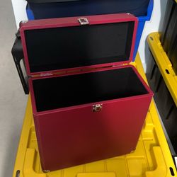 Vinyl record suitcase