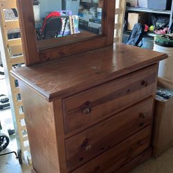 Solid Wood Dresser 