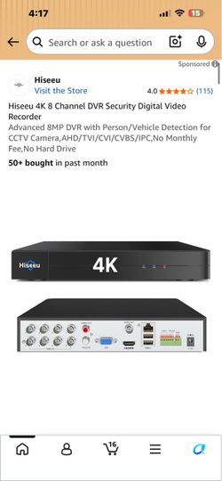 Hiseeu DVR Network Video Recorder