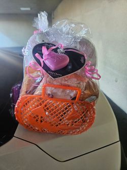 Pink Ghost Boo Basket