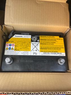 Selling a used 12 Volt Auxillary battery from a 2008 Toyota Camry Hybrid