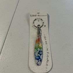 Like-A-Surfboard Keychain Key Ring Honu Aloha Hawaii Souvenir Surf Sea Turtle