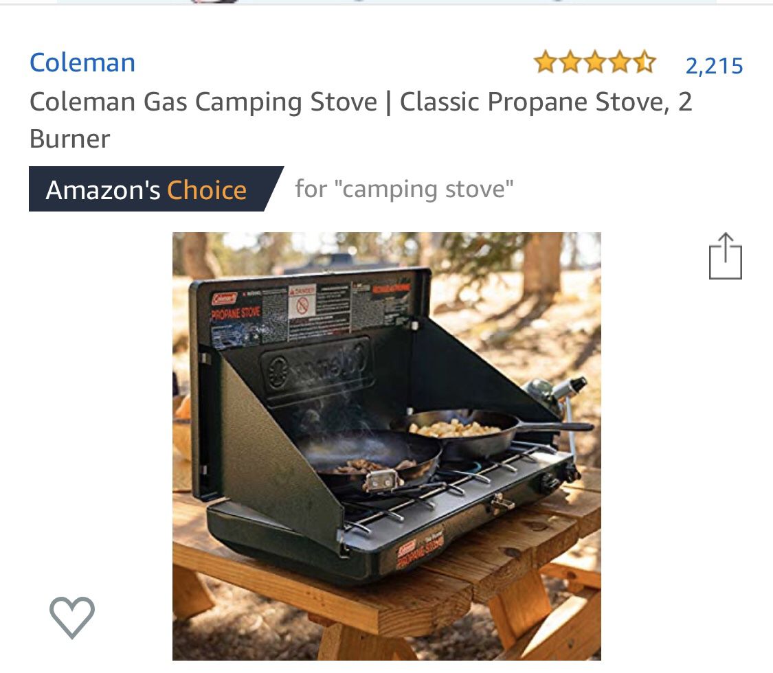 Coleman Gas Camping