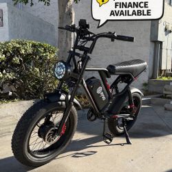 $50 DOWN** RYVO S8 1000W Off Road Ebike Top Speed 32 MPH 50 Mile Range
