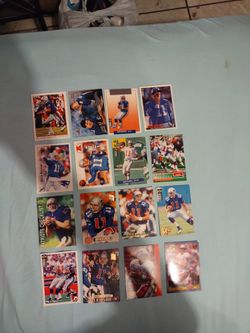 Lot Of 16 Drew Bledsoe Cards Including 8 RC Cards