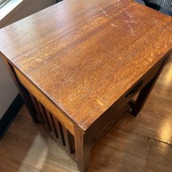  Book table with drawer