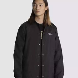 Vans Men’s Torrey Windbreaker Jacket - Black Size Medium MSRP $60 NWT
